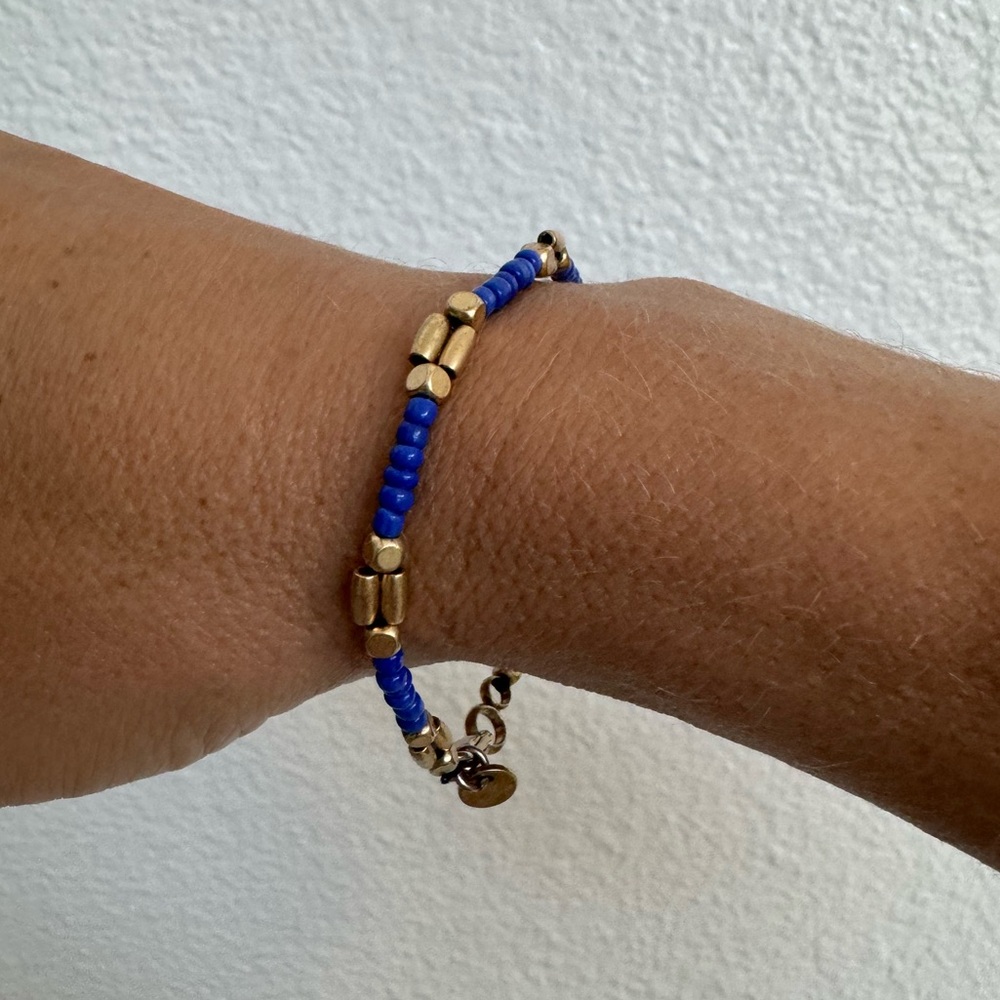 Madewell Blue Beaded Bracelet - Picture 3 of 3